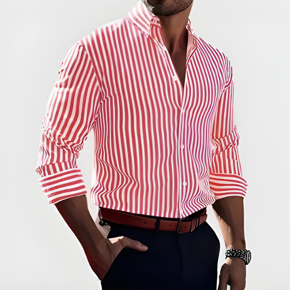 Kelric Relaxed Striped Shirt