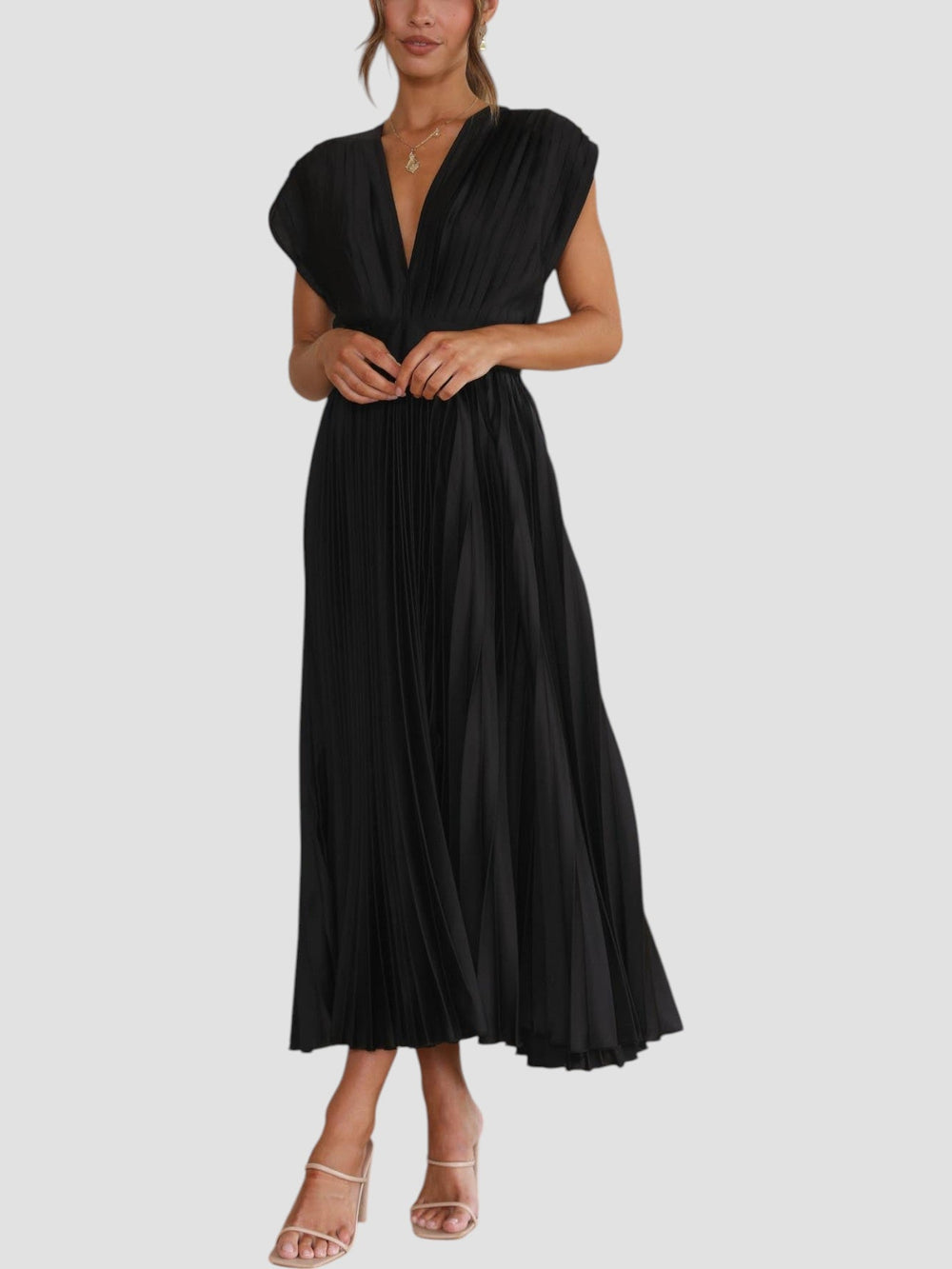Isla Pleated Dress