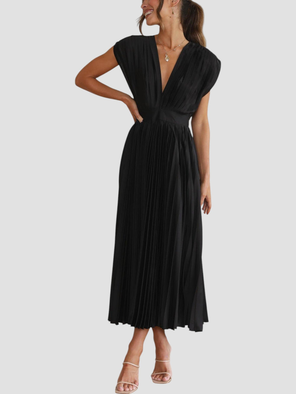 Isla Pleated Dress