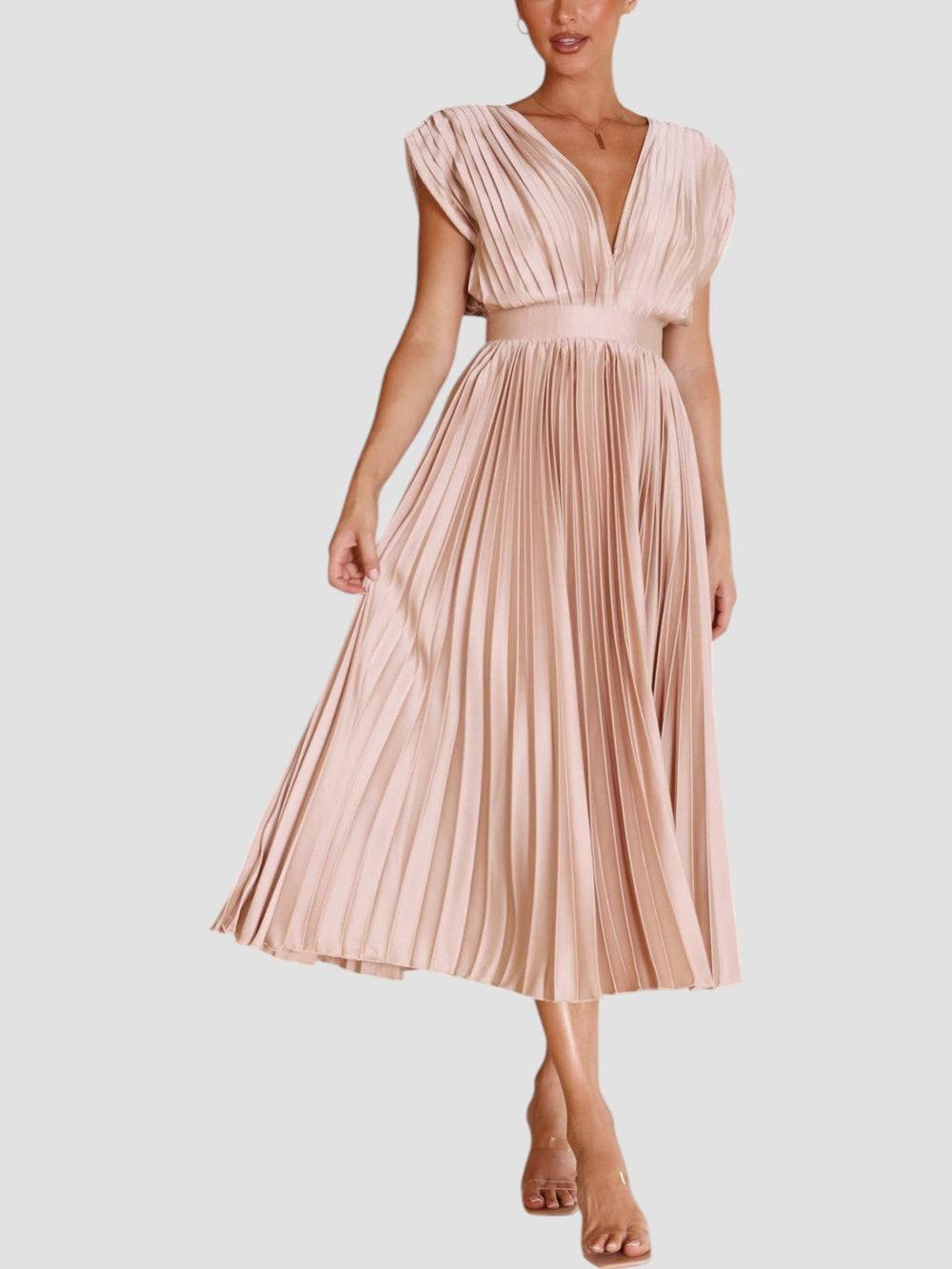 Isla Pleated Dress