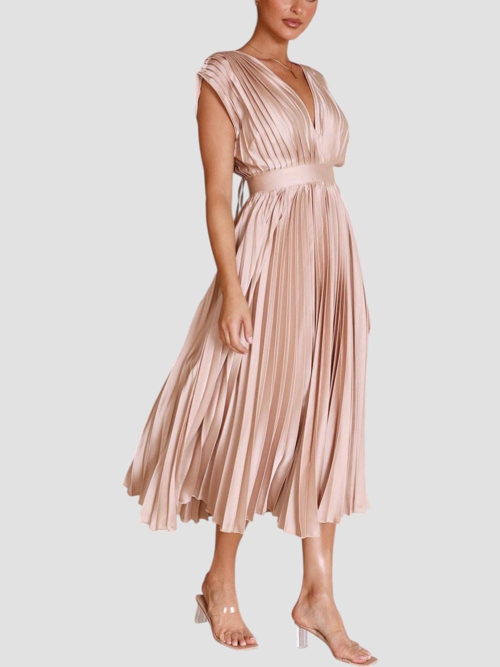 Isla Pleated Dress