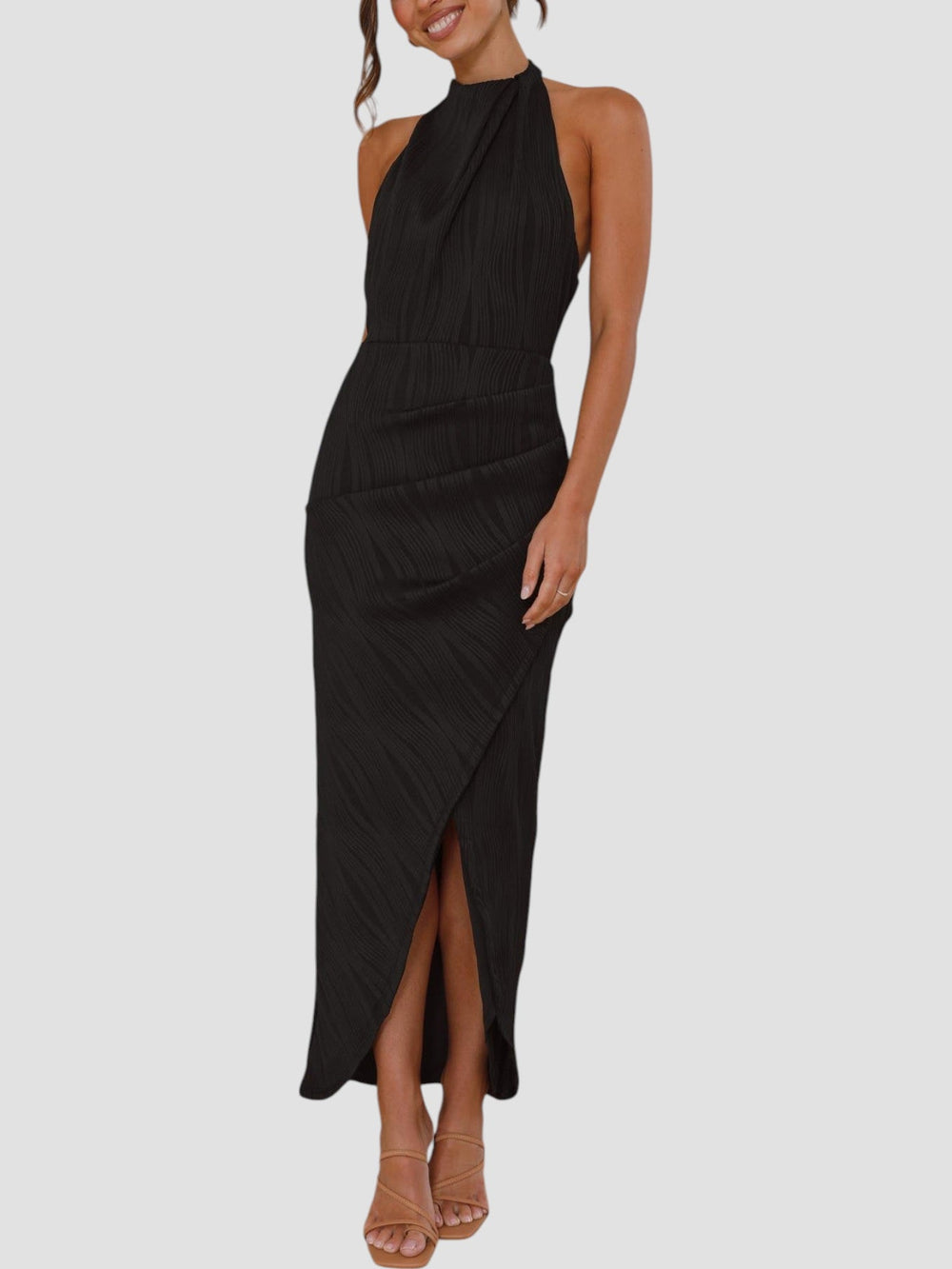 Nicoletta Mock Neck Dress