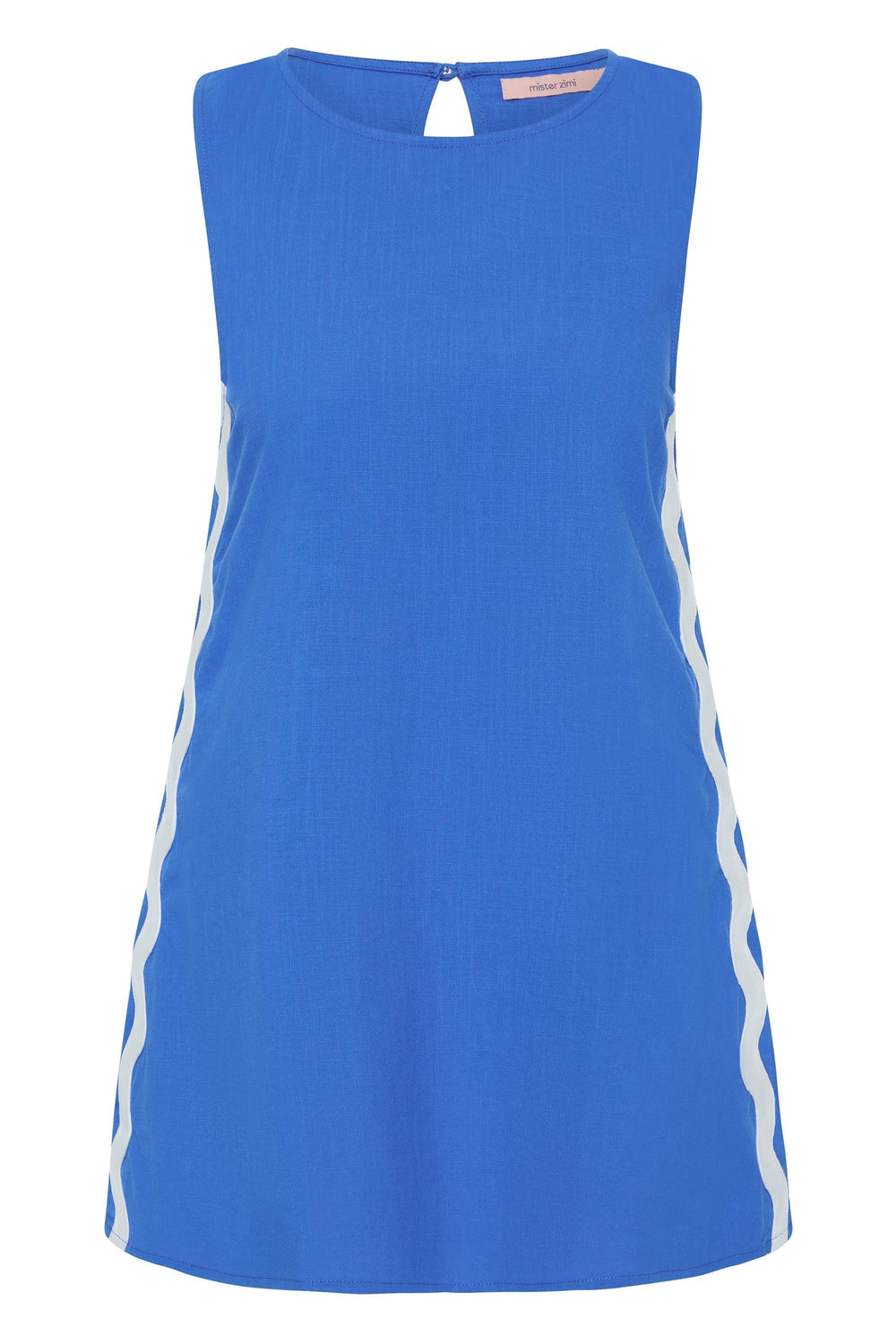 Tash Embroidered Wave-Detail Two-Piece Set for Summer