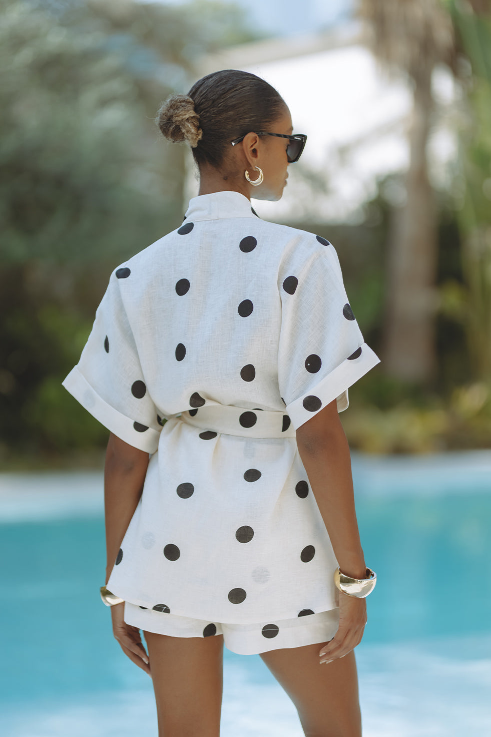Rin Polka Dot Kimono Set