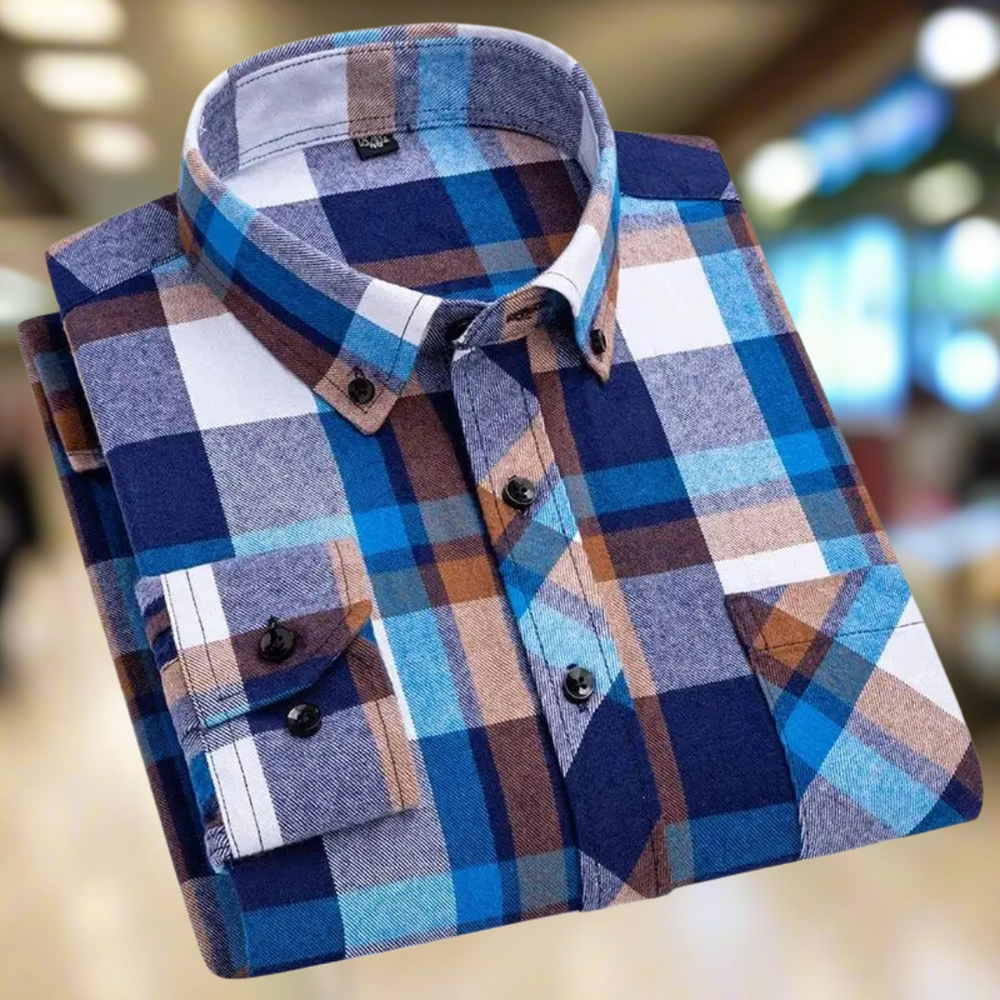 Oliver Luxury Plaid Flannel Shirt for Every Season
