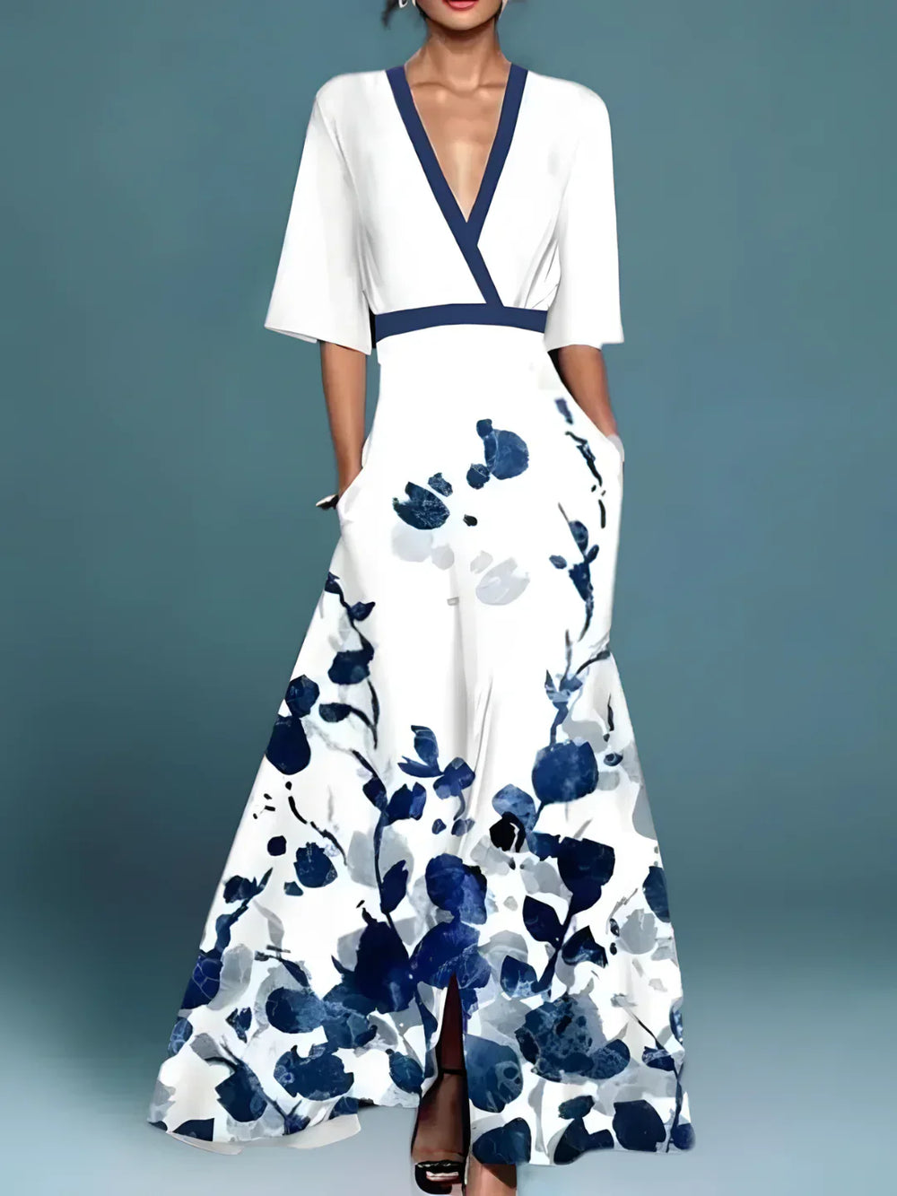 Laure Floral Wrap Dress