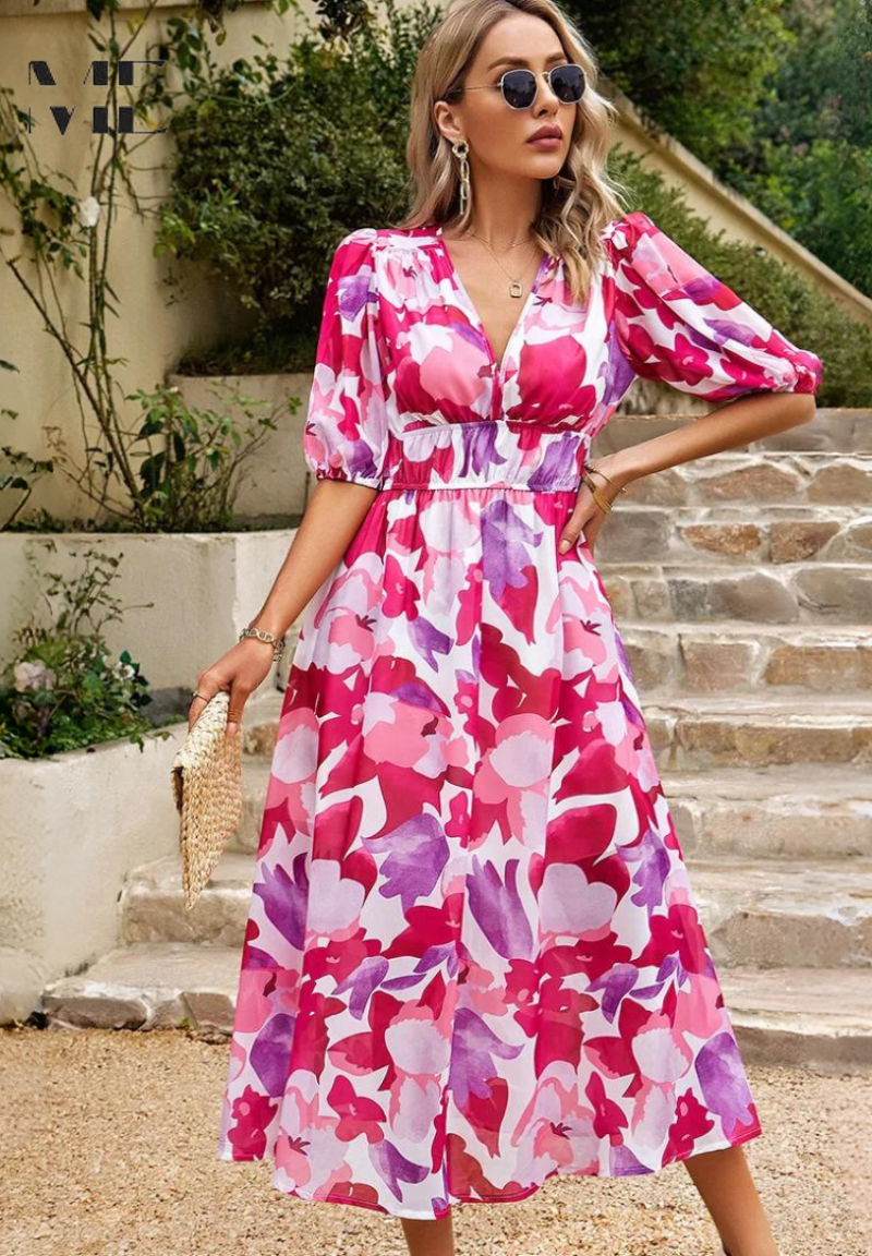 Danielle Luxury Midi Dress