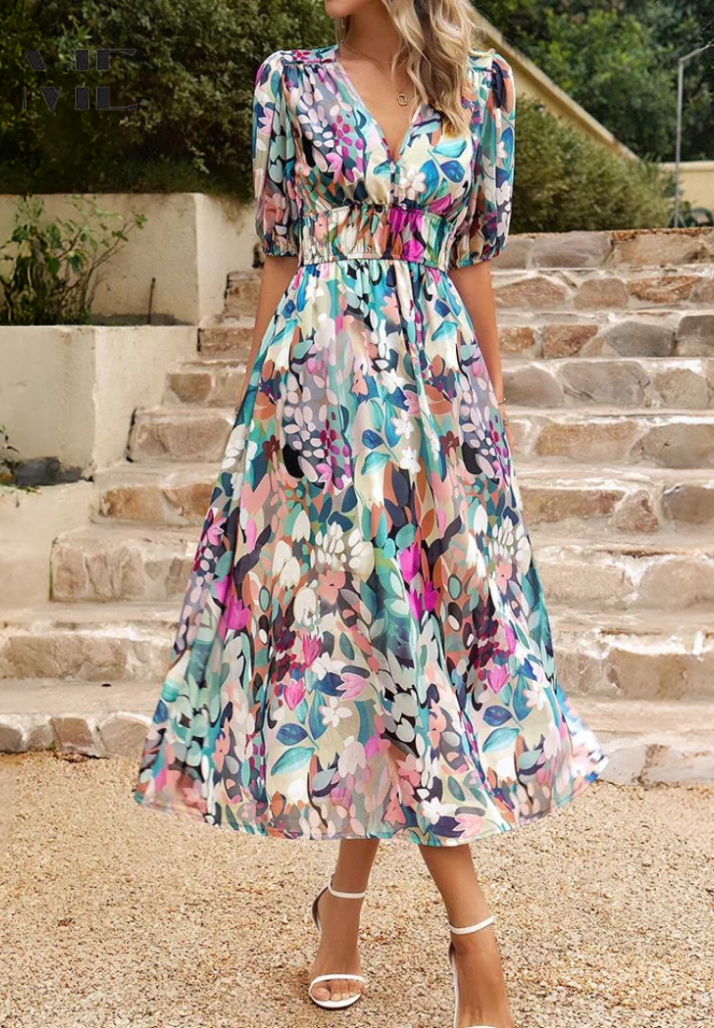 Danielle Luxury Midi Dress