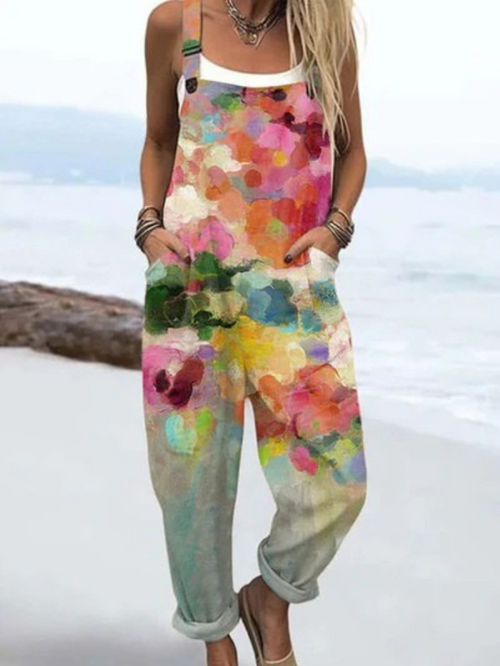 Beatrice Artistic Cotton Jumpsuit