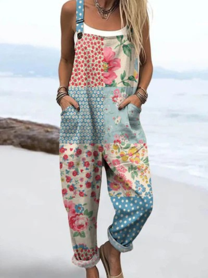 Jane Artistic Cotton Jumpsuit
