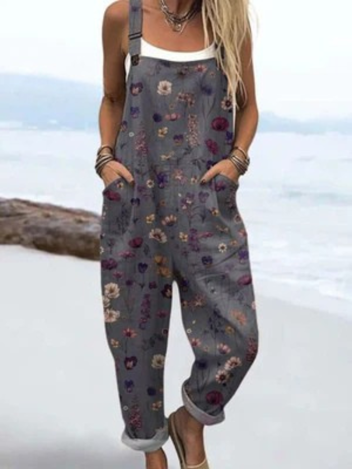 Kelly Artistic Cotton Jumpsuit