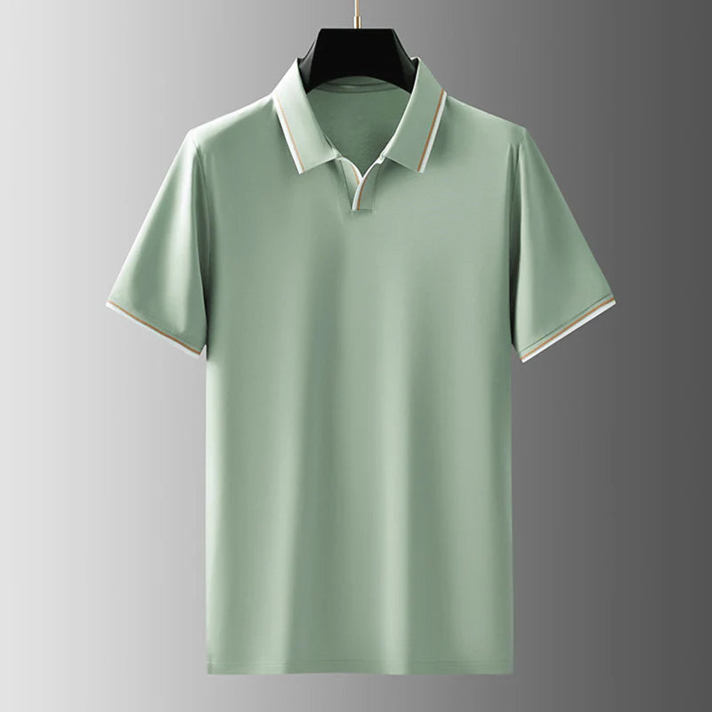 Verro Hochwertiges Seidenpoloshirt