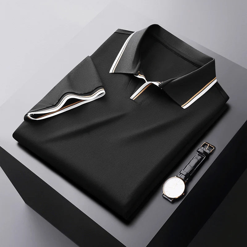 Verro Hochwertiges Seidenpoloshirt