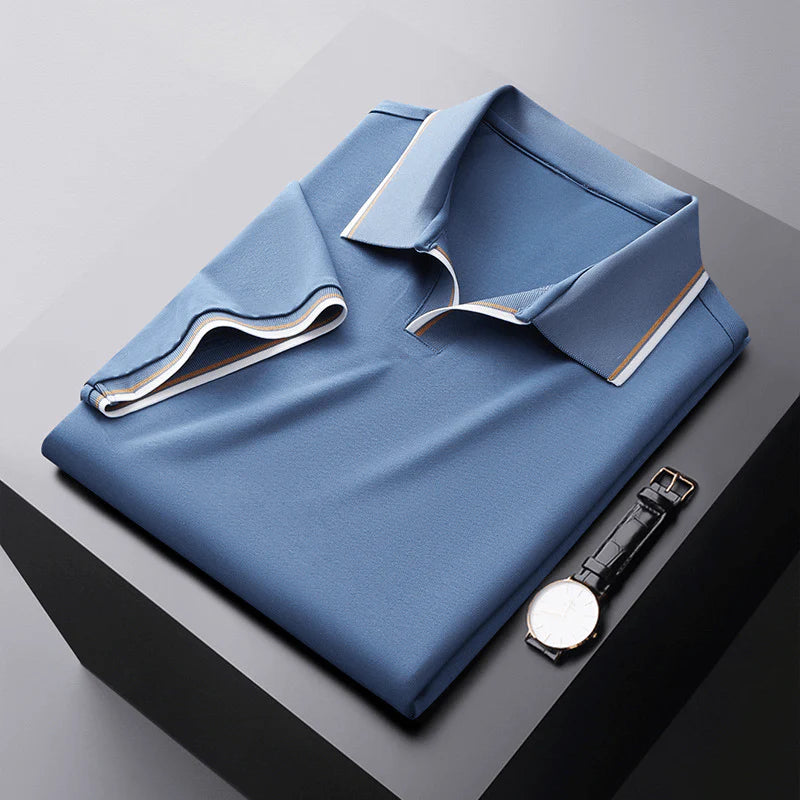 Verro Hochwertiges Seidenpoloshirt