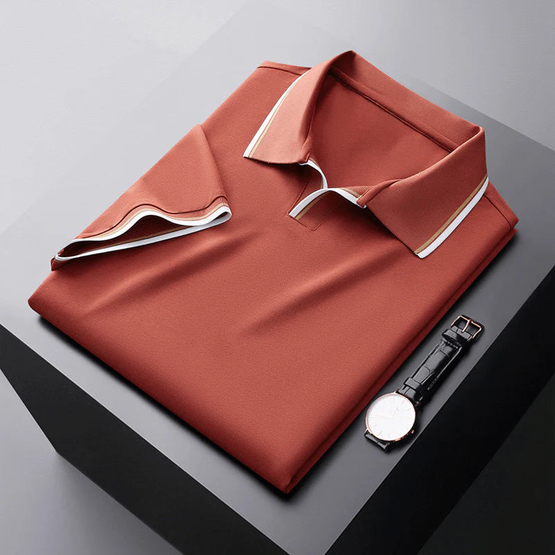 Verro Hochwertiges Seidenpoloshirt