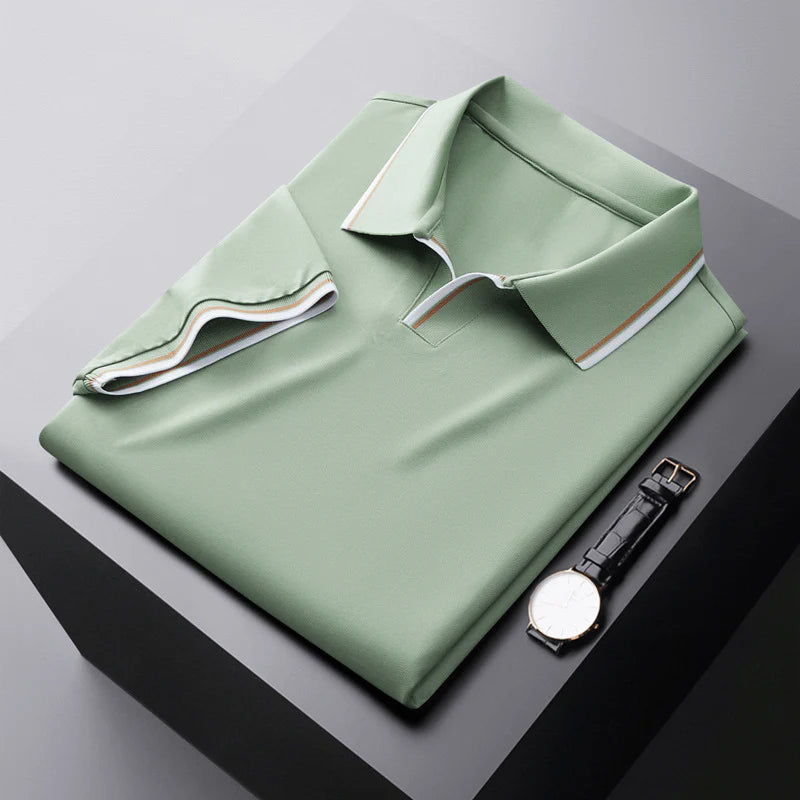 Verro Hochwertiges Seidenpoloshirt