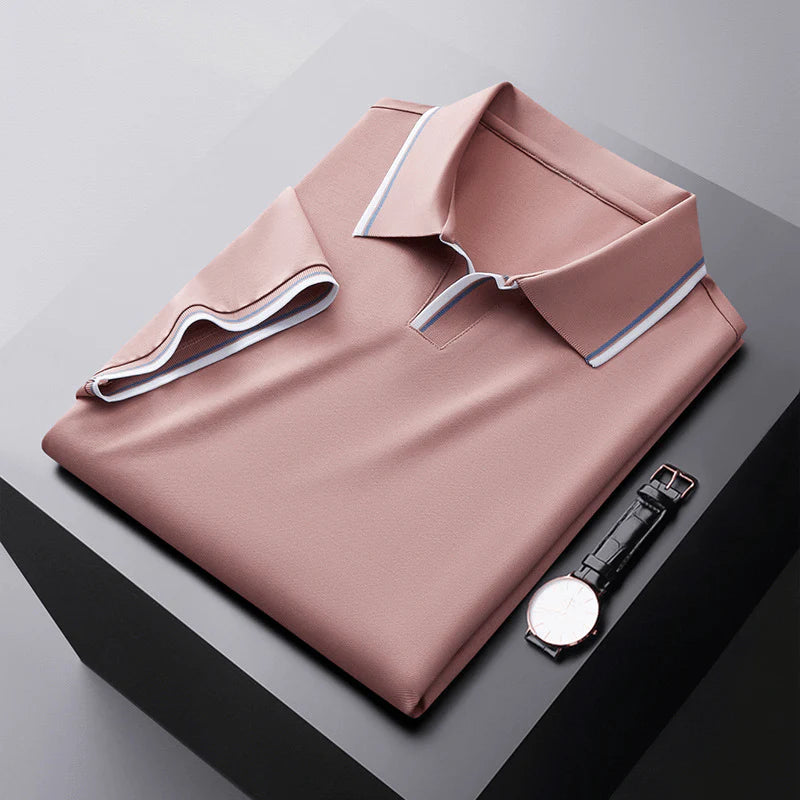 Verro Hochwertiges Seidenpoloshirt