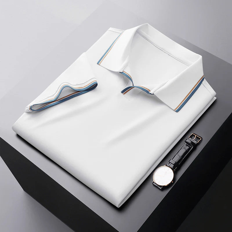Verro Hochwertiges Seidenpoloshirt