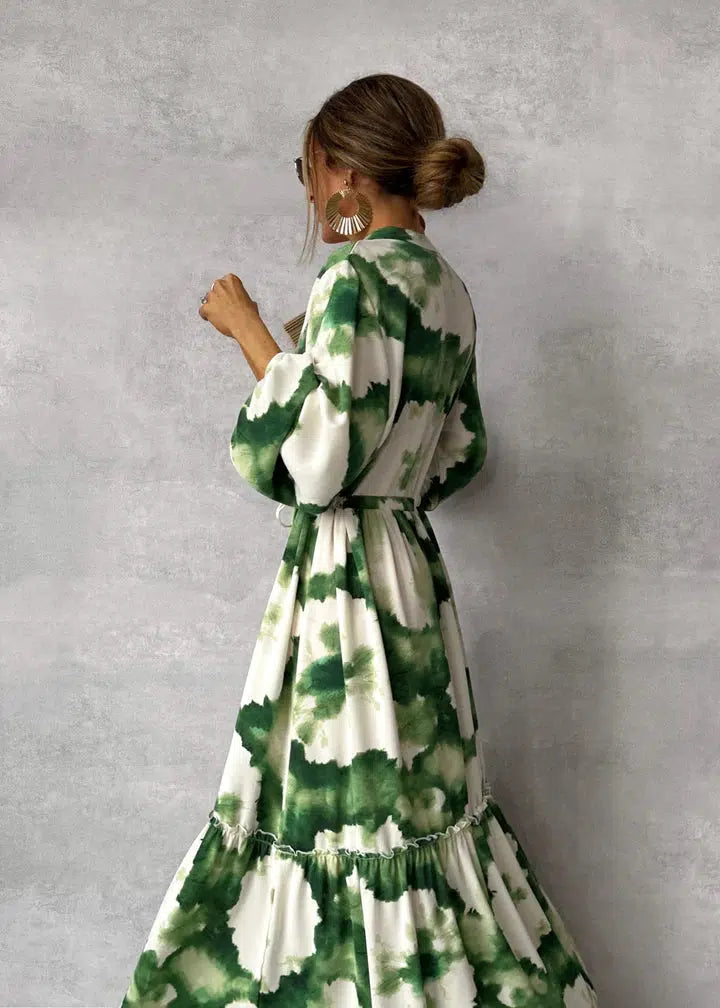 Dorothy Long-Sleeve Floral Maxi Dress
