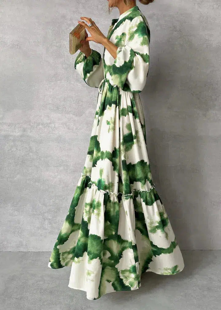 Dorothy Long-Sleeve Floral Maxi Dress
