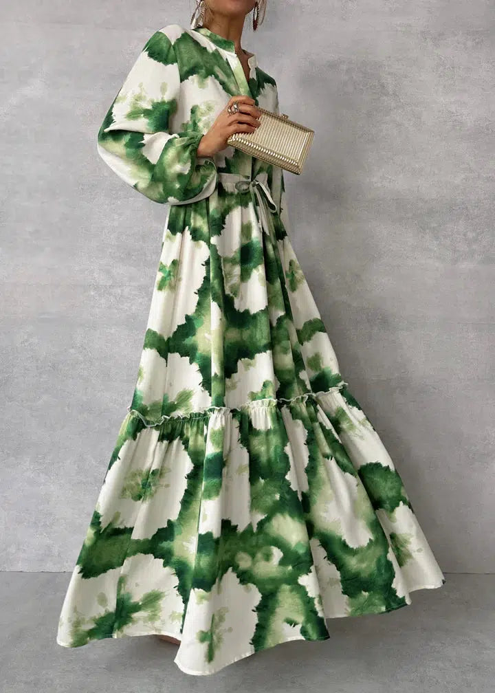 Dorothy Long-Sleeve Floral Maxi Dress