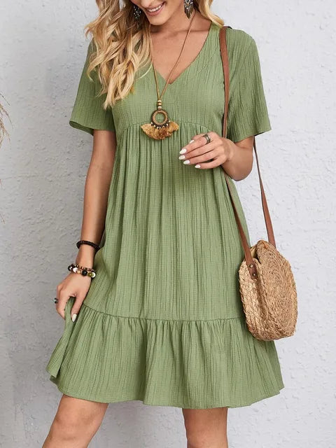 Lisa V-Neck Cutout Dress