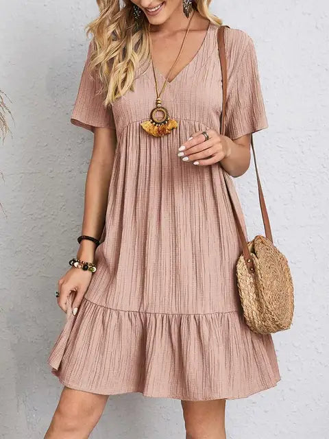 Lisa V-Neck Cutout Dress