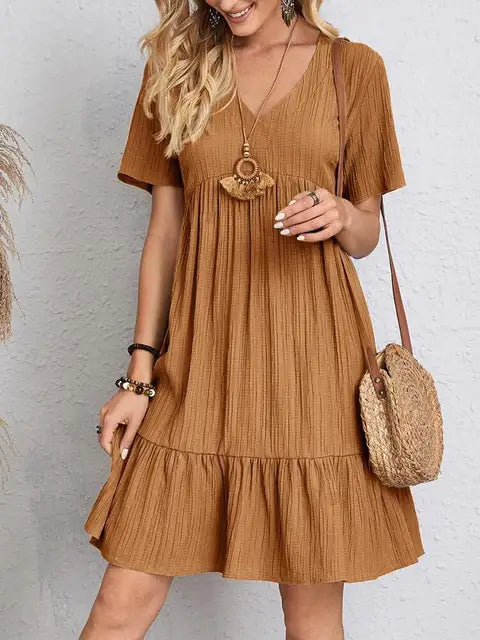 Lisa V-Neck Cutout Dress