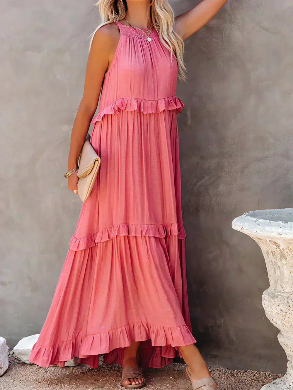 Sarah Maxi Dress Halter