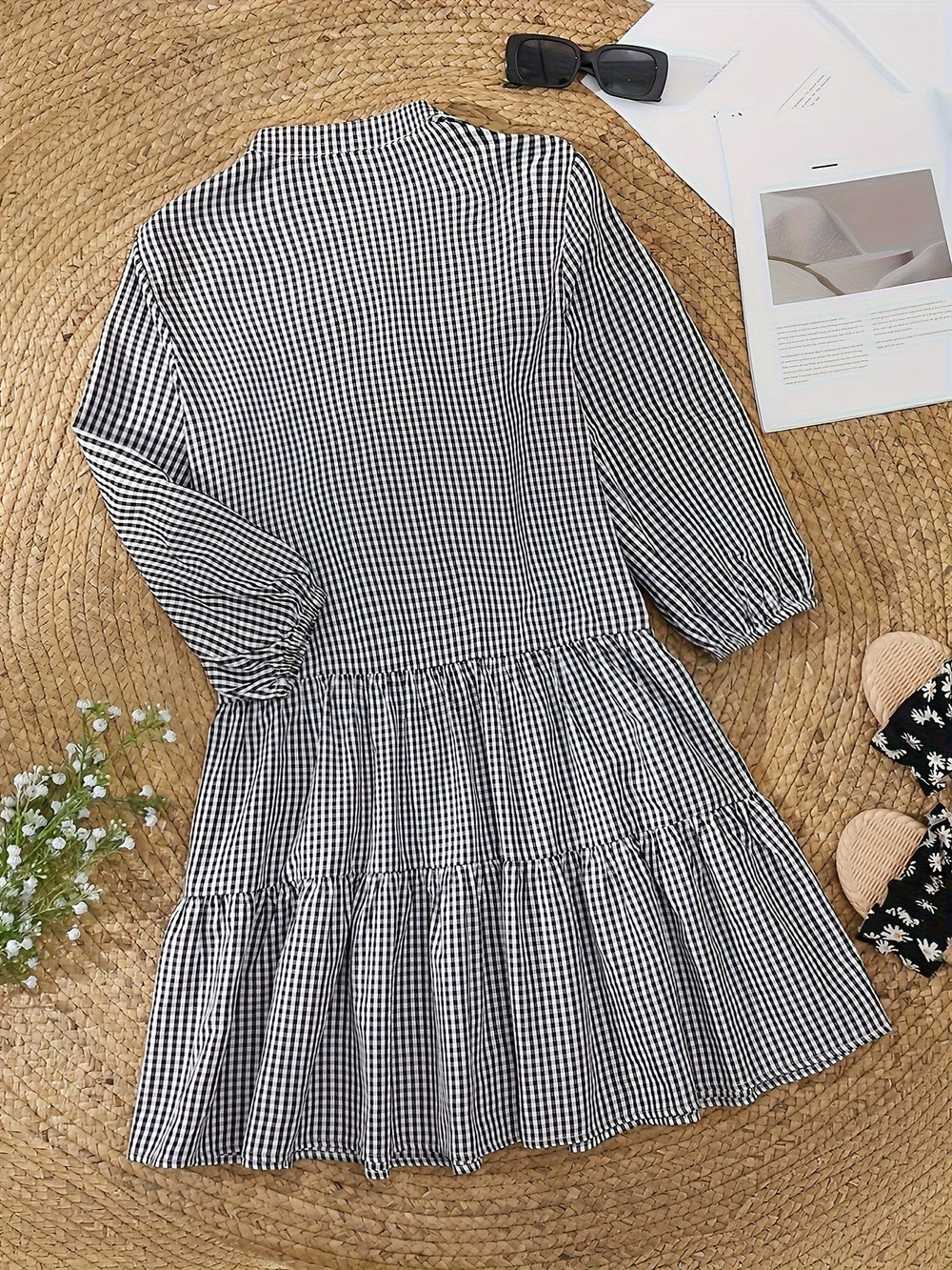 Rose Striped Dress