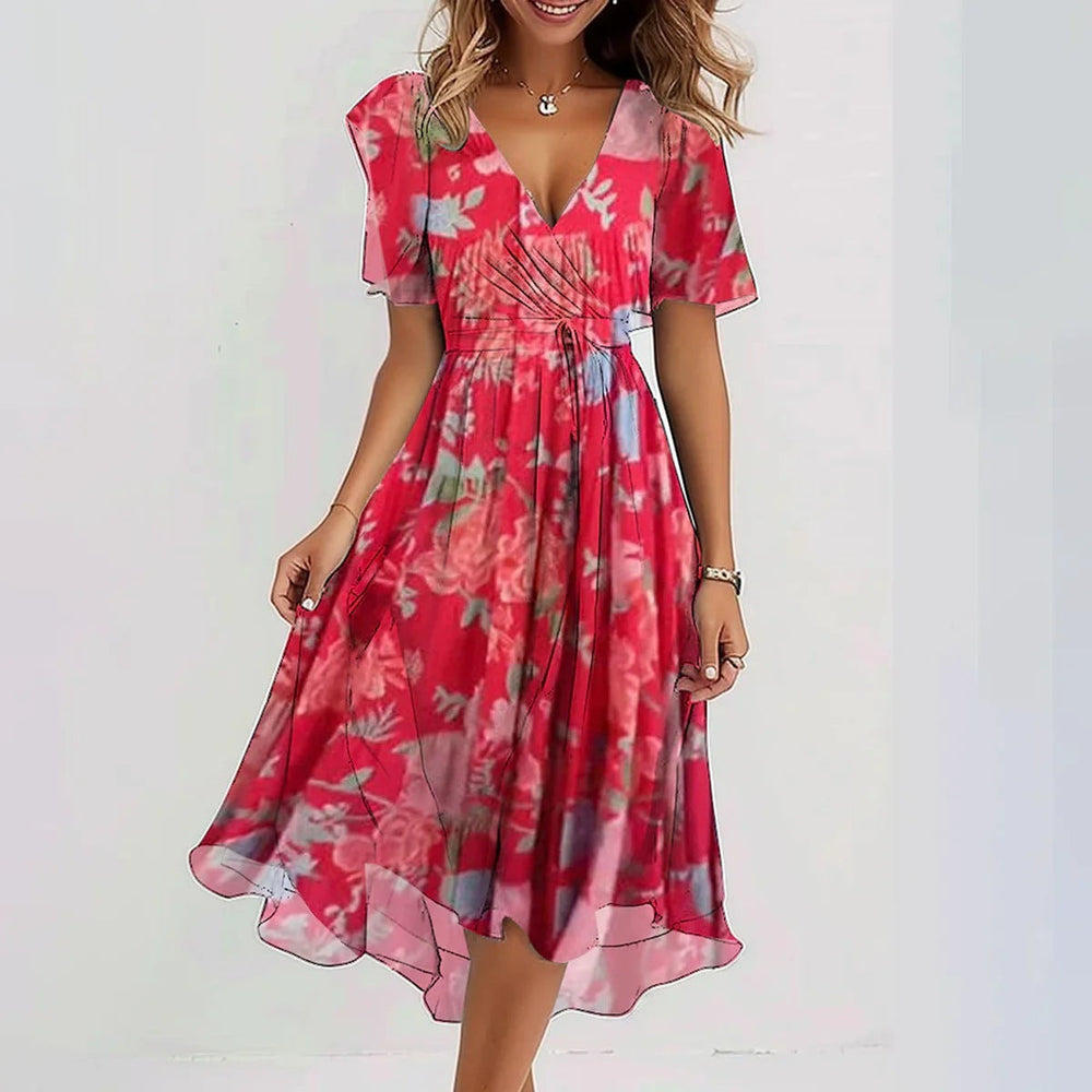 Sofia Printed Mini Dress