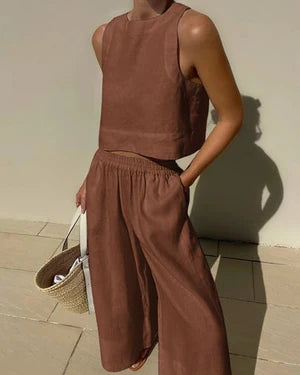 Anvika Minimalist Summer Two-Piece Set