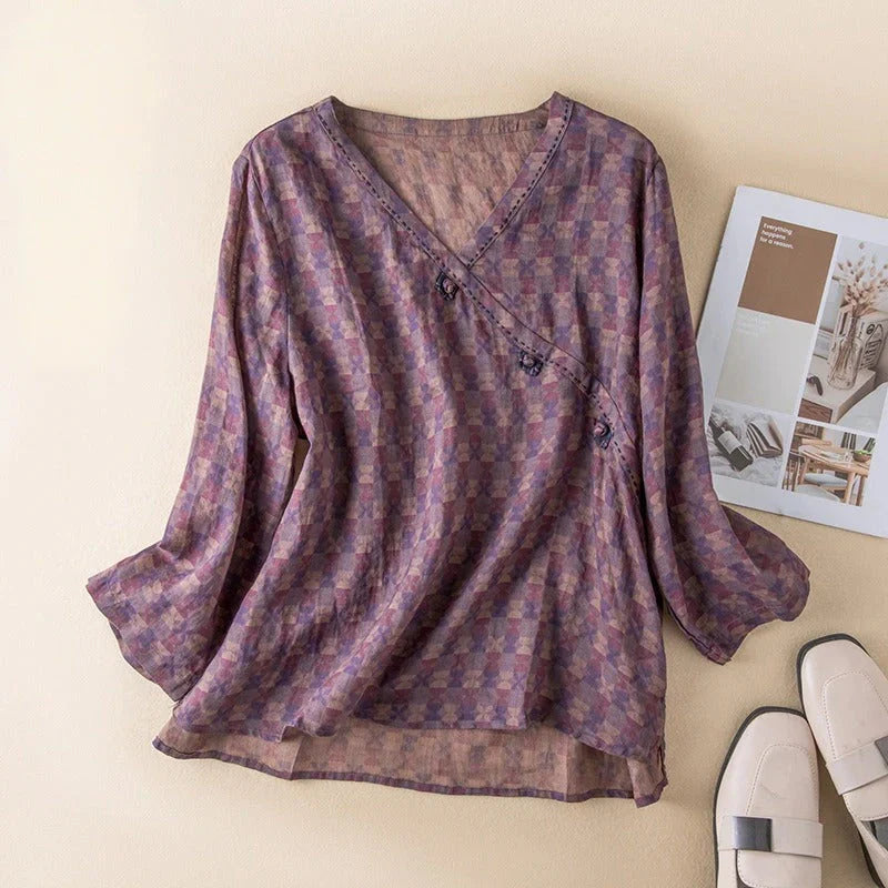 Elaira Floral Print Blouse