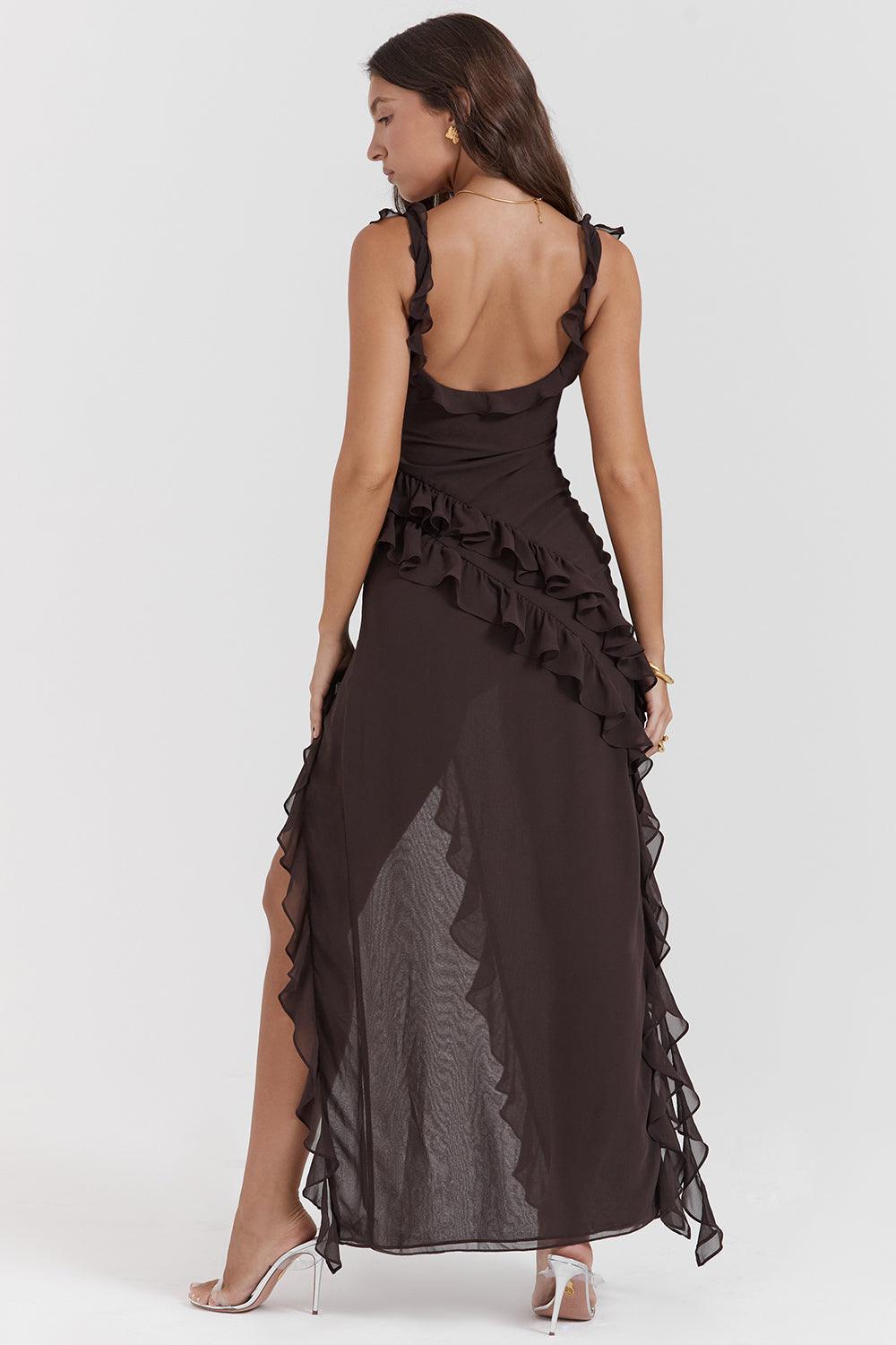 Venara High-Slit Dress