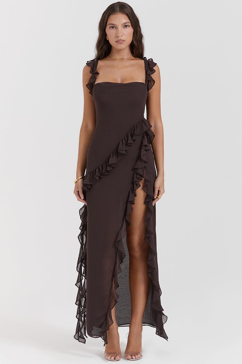 Venara High-Slit Dress