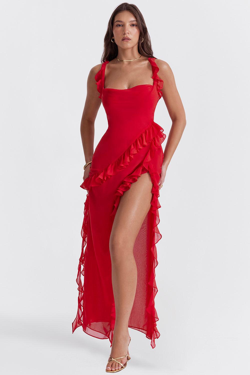 Venara High-Slit Dress