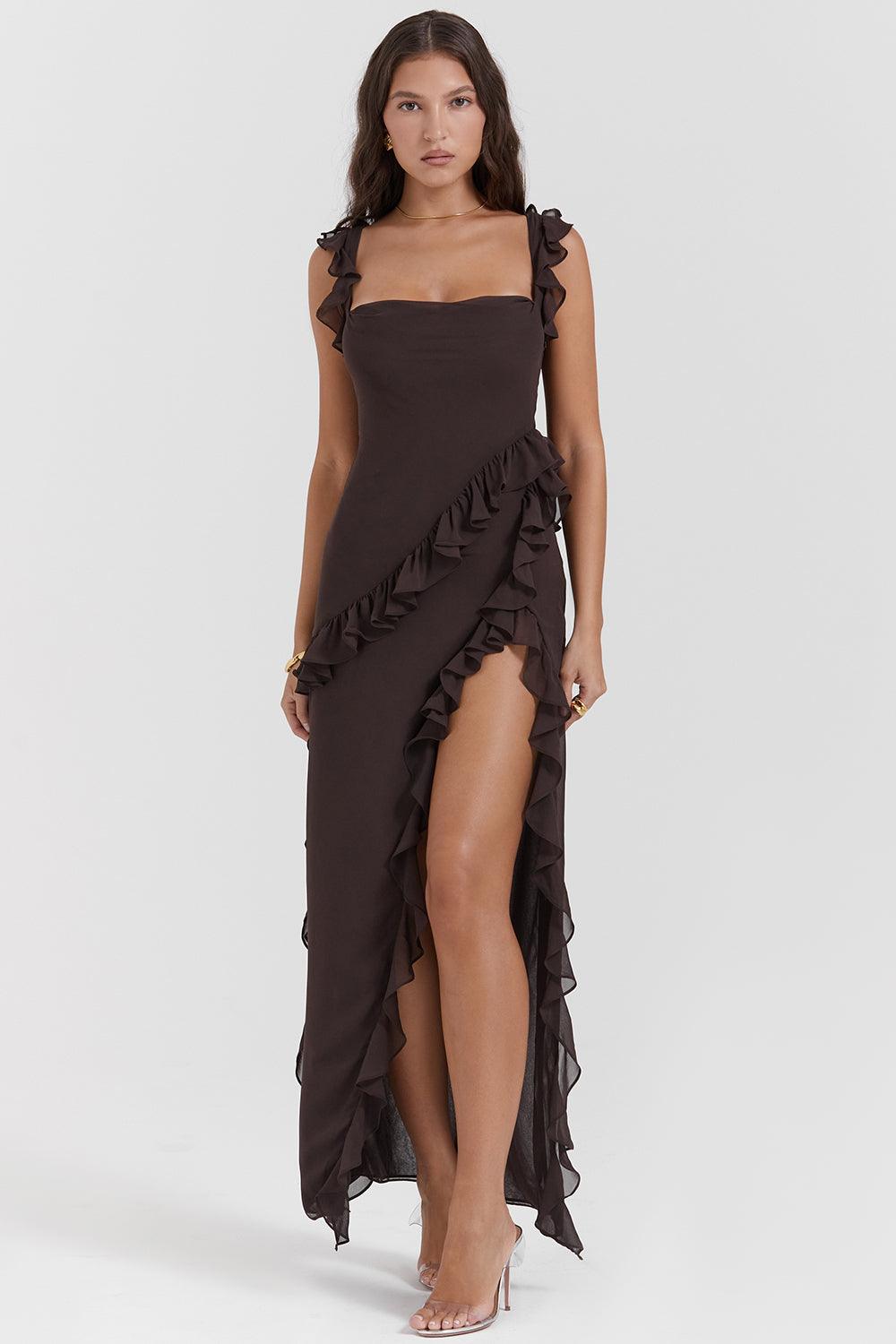 Venara High-Slit Dress