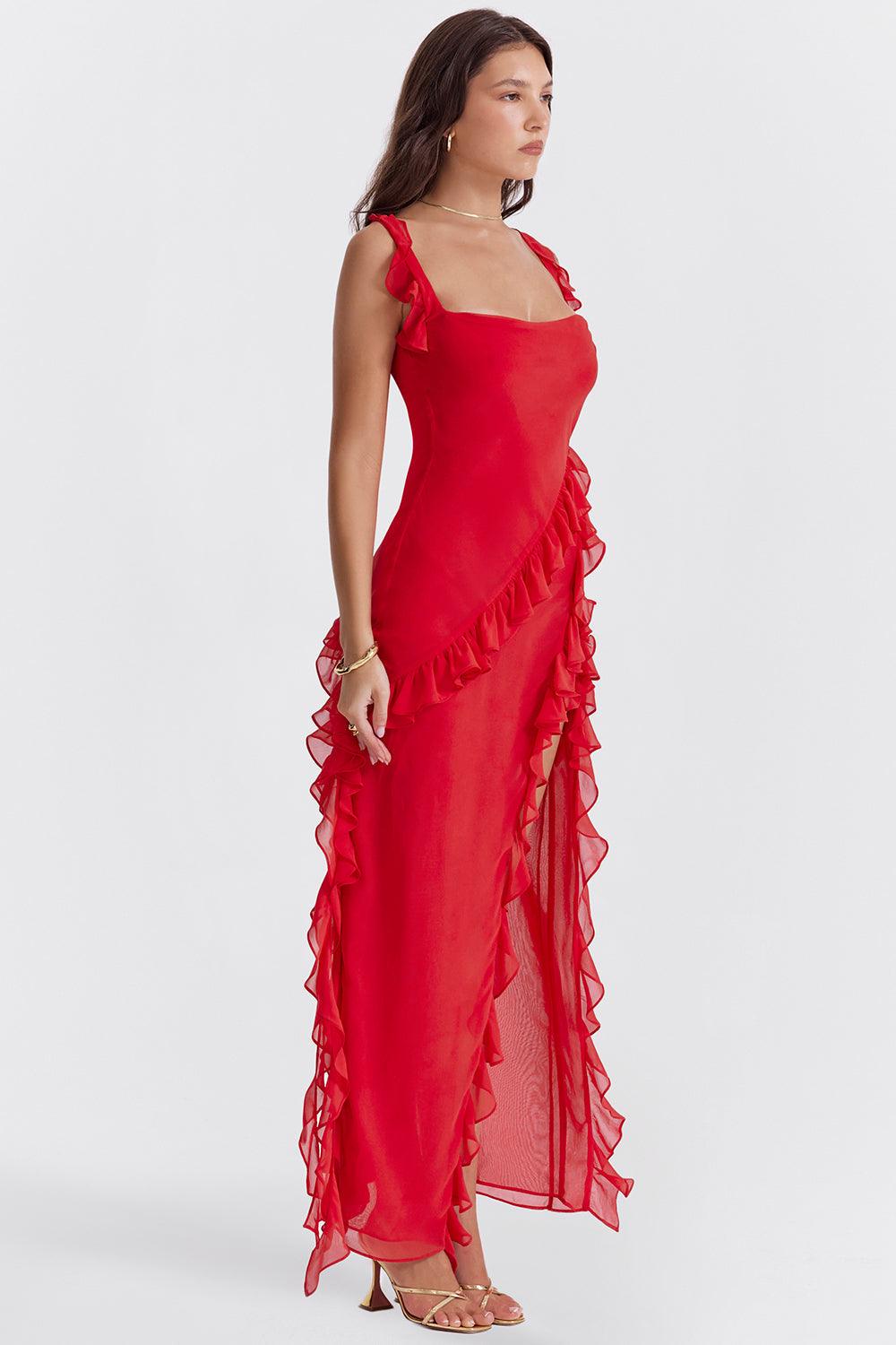 Venara High-Slit Dress