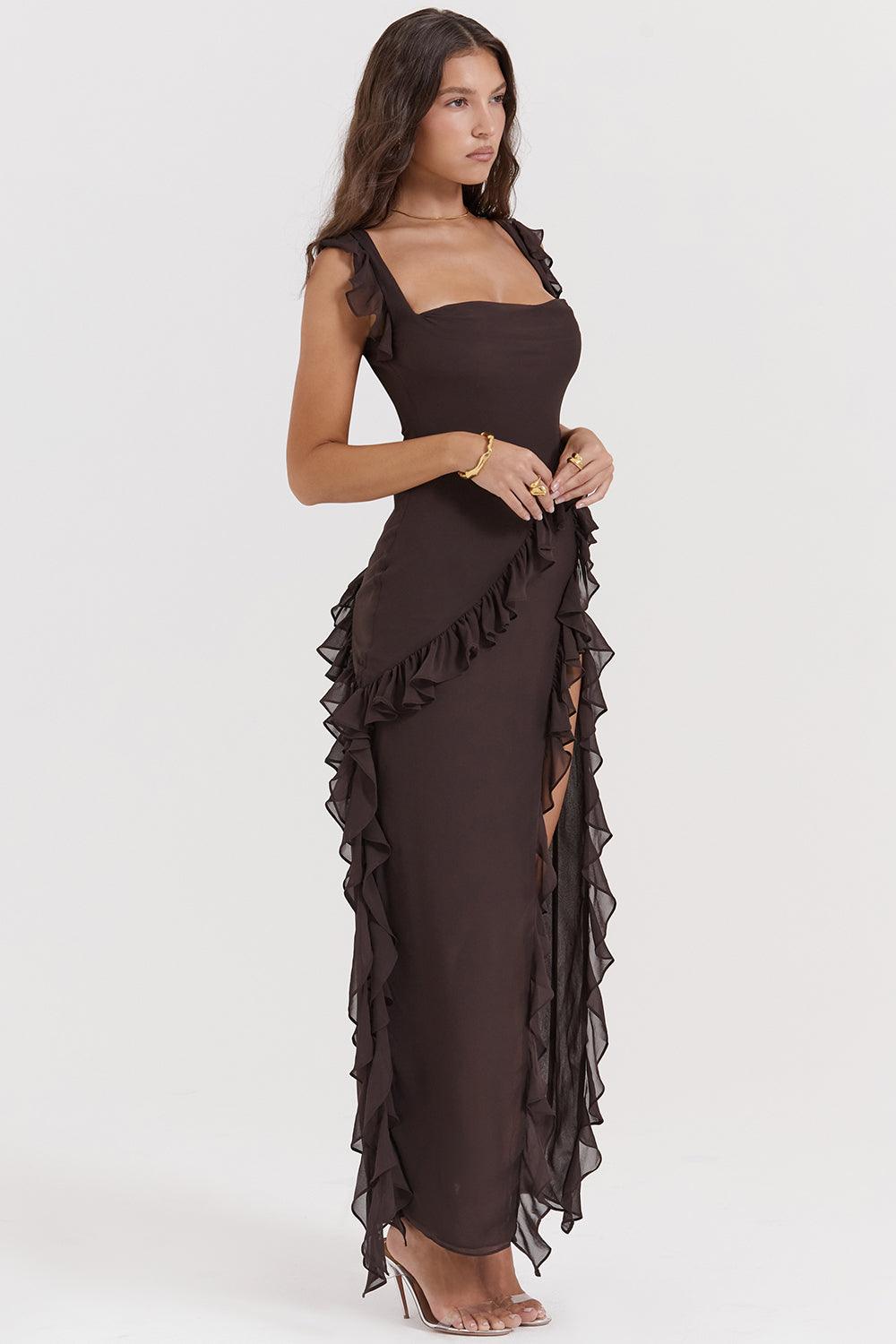 Venara High-Slit Dress