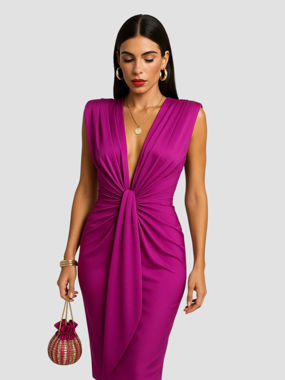 Rita V-Neck Dress