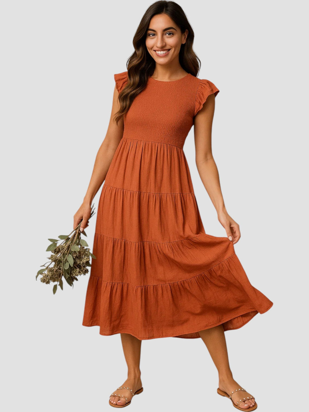 Verena Ruffle Dress