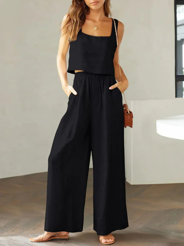 Scarlett Square Neck Top & Pants Set