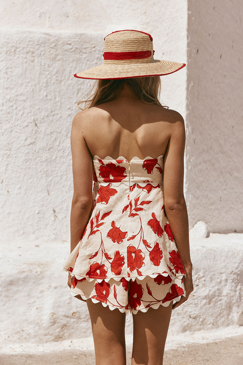 Rosella Floral Ruffle Top & Shorts Set