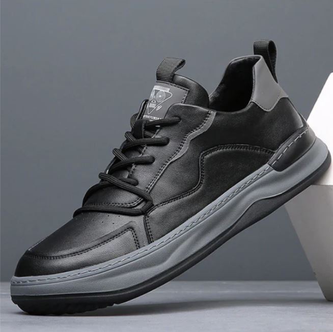 Stefano Premium Calfskin Faux Leather Casual Shoes