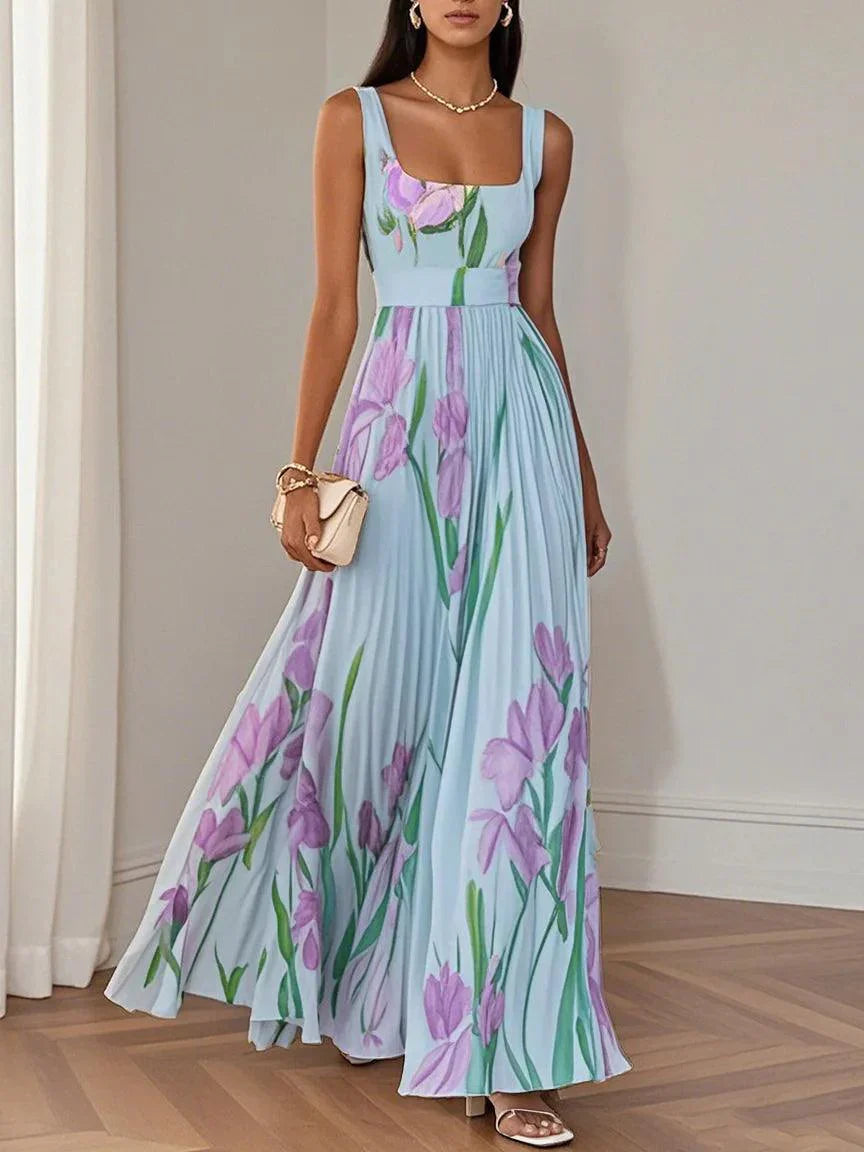 Floralis Elegant Floral Dress for Special Occasions