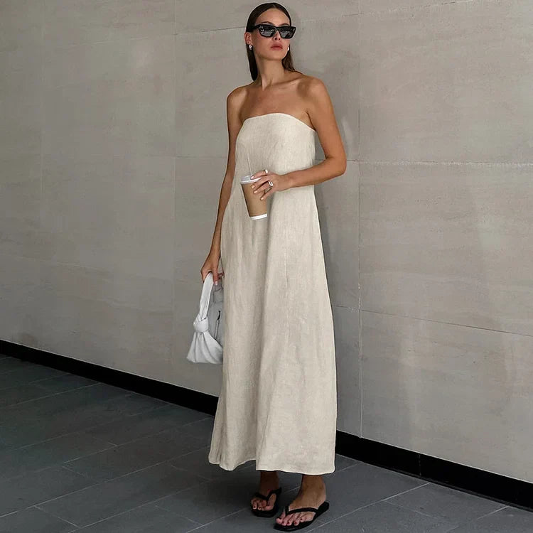 Eden Ruffled Off-Shoulder Tiered Dress