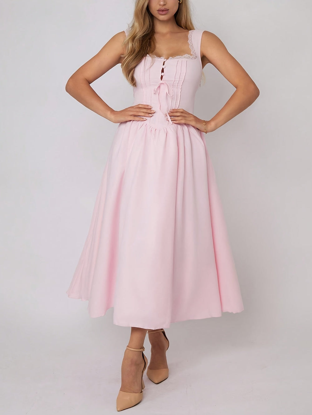 Celeste Strapless Fit-and-Flare Dress