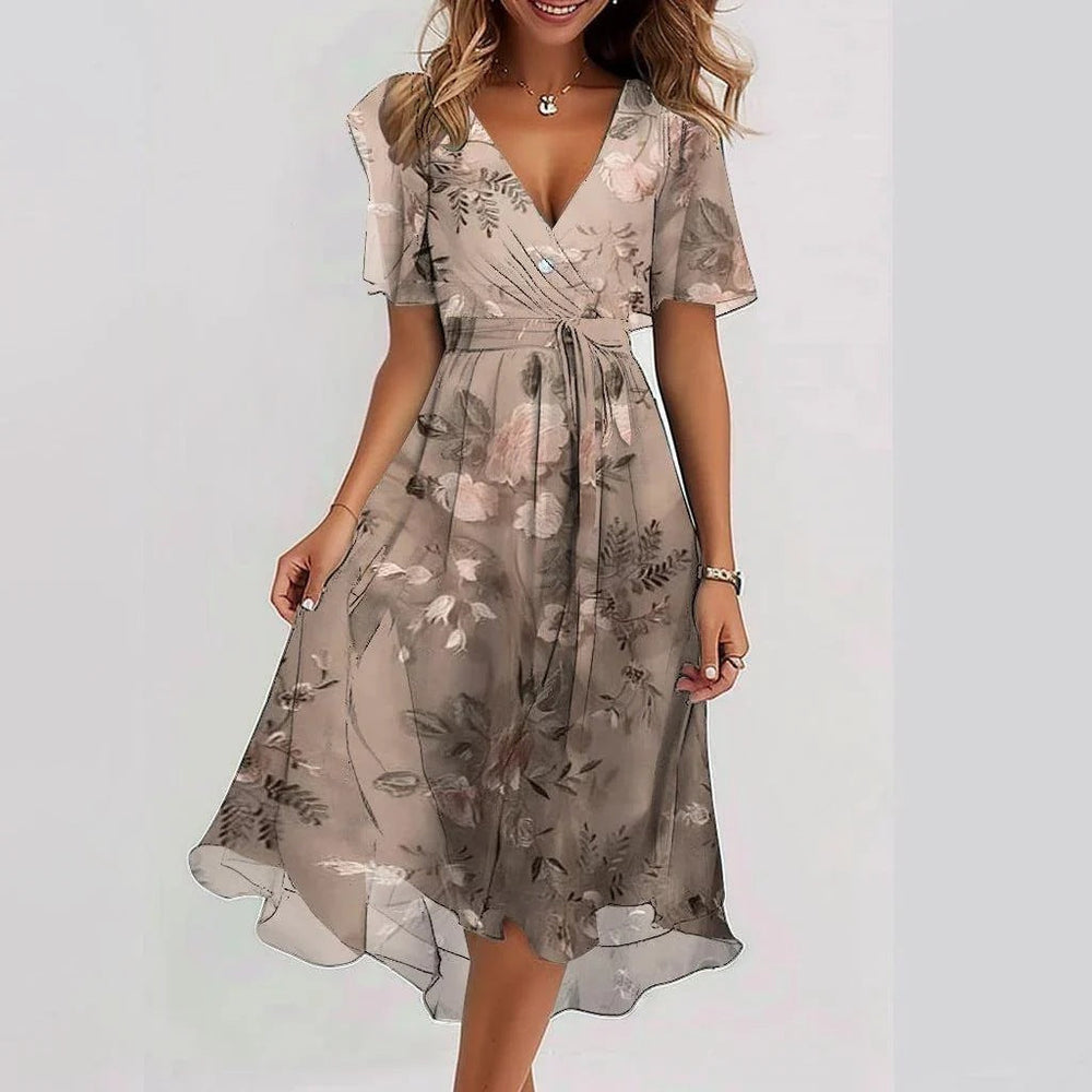 Sofia Printed Mini Dress