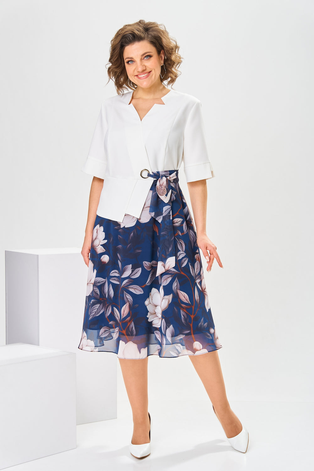 Logan Cotton-Silk Everyday Dress