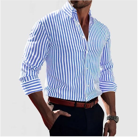 Kelric Relaxed Striped Shirt